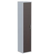 Шкаф колонка с глухой дверью СУ-1.9(L) Венге Магия/Металлик 406*365*1975