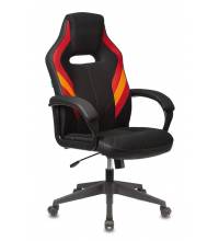 Кресло игровое геймерское Бюрократ VIKING 3 AERO RED черный/красный искусственная кожа