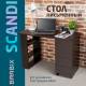 Стол письменный/компьютерный  "Scandi CD-016", 1100х500х750мм, 4 ящика, венге, 641893, ЦБ013707-3 главное фото в маленьком размере