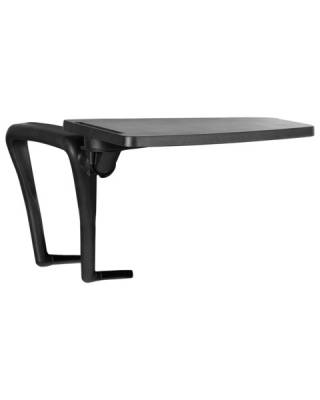 Стол (пюпитр) для стула "ИЗО", для конференций, складной, пластик/металл, черный