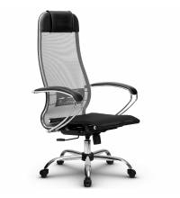 Эргономичное кресло руководителя Эргономичное кресло руководителя Метта комплект 4 черно-серое ch