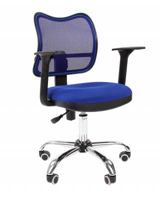 Офисное кресло Chairman 450 хром Россия СТ TW-10/TW-05 синий