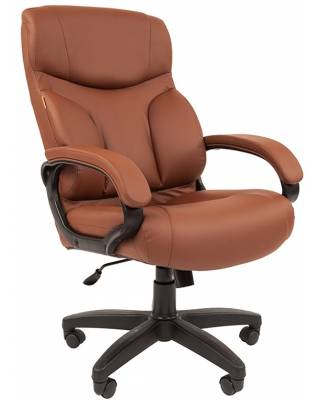 Офисное кресло Chairman 435 LT Россия экопремиум коричневая (NA)