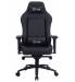 Кресло игровое Cactus CS-CHR-0112BL черный эко.кожа с подголов. крестов. сталь. Фото товара с разных ракурсов.
