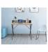 Стол на металлокаркасе BRABIX LOFT CD-007, 800х500х840 мм, органайзер, комбинированный, 641227. Фото товара с разных ракурсов.