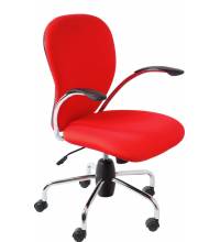 Кресло бюрократ CH-373AXSN (красное)