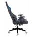 Кресло игровое геймерское Бюрократ VIKING 4 AERO BLUE две подушки черный/синий искусст.кожа/ткань. Фото товара с разных ракурсов.
