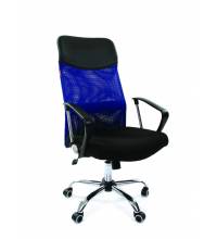 Офисное кресло Chairman 610 Россия 15-21 черный + TW синий