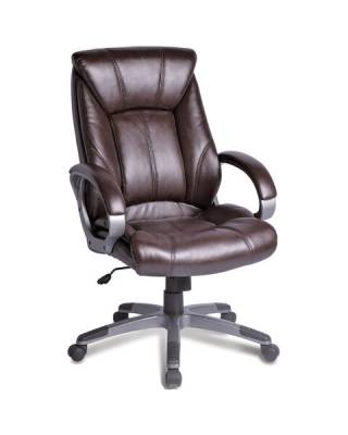 Кресло офисное  "Maestro EX-506", экокожа, коричневое, 530878