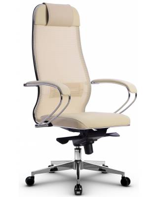 Эргономичное кресло руководителя Samurai Comfort - 1.01 бежевое главное фото