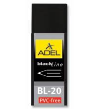 Ластик Adel BLACKLINE 227-0789-000 60x22x12мм каучук черный индивидуальная картонная упаковка + пленка