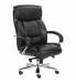 Кресло офисное  PREMIUM "Direct EX-580", хром, рециклированная кожа, черное