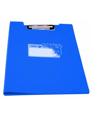 Папка клип-борд Бюрократ Tropic -TR602AZURE A4 пластик 0.7мм голубой