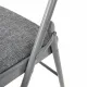 Стул складной  "Golf Plus CF-003 КОМФОР"Т, серый каркас, серая ткань, 532890. Фото товара с разных ракурсов.