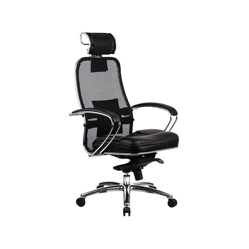 Кресло Samurai SL-2.02 (черная кожа) главное фото