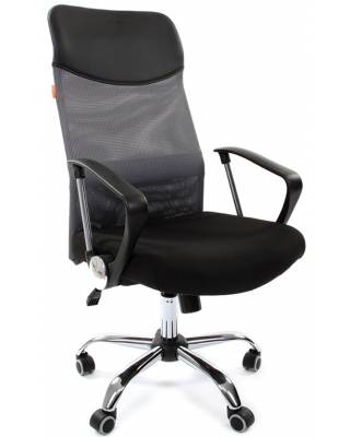 Офисное кресло Chairman 610 Россия 15-21 черный + TW серый