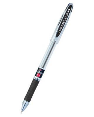 Ручка шариковая Cello MAXRITER XS 0.7мм черный индив. пакет с европодвесом