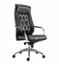 Кресло офисное  PREMIUM "Sonata EX-754", мультиблок, алюминий, экокожа, черное, 532491