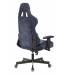 Кресло игровое геймерское Бюрократ VIKING KNIGHT LT27 FABRIC синий крестовина металл. Фото товара с разных ракурсов.