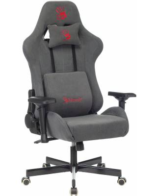 Кресло игровое A4Tech Bloody GC-740 серый крестов.