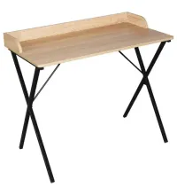 Стол на металлокаркасе BRABIX LOFT CD-008 (ш900*г500*в780мм), цвет дуб натуральный, 641865