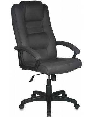 Кресло бюрократ T-9906 AXSN (Черный нубук)