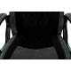Кресло игровое геймерское Бюрократ VIKING 6 KNIGHT B FABRIC черный крестовина металл. Фото товара с разных ракурсов.
