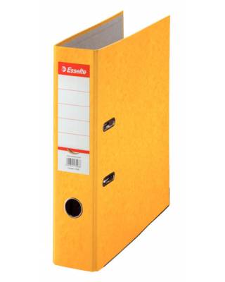 Папка-регистратор Esselte Rainbow 17928P A4 75мм картон желтый
