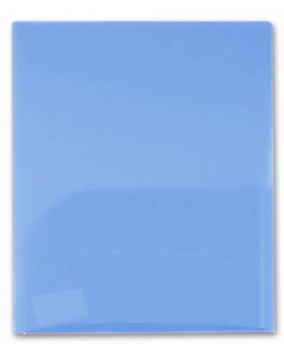 Папка-уголок Бюрократ -E570BLU 2 внутр.карман A4 пластик 0.18мм синий