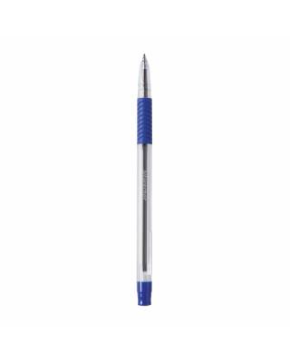 Ручка шариковая 016030-02 на масляной основе, CONCEPT, 0,5мм, с грипом, синие чернила, картонный кор