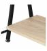Стол на металлокаркасе BRABIX LOFT CD-004, 1200х535х1110 мм, 3 полки, цвет дуб натуральный, 641220. Фото товара с разных ракурсов.