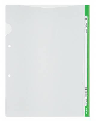Папка-уголок Kokuyo Colours FU-C750-6-LG A4 пластик 0.2мм зеленый