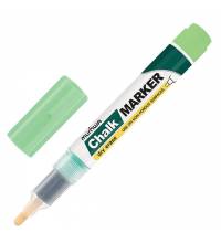 Маркер меловой MUNHWA "Chalk Marker", 3 мм, ЗЕЛЕНЫЙ, сухостираемый, для гладких поверхностей, CM-04