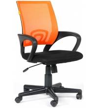 Кресло chairman 696 (черно-оранжевое)
