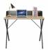 Стол на металлокаркасе BRABIX LOFT CD-007, 800х500х840 мм, органайзер, комбинированный, 641227. Фото товара с разных ракурсов.