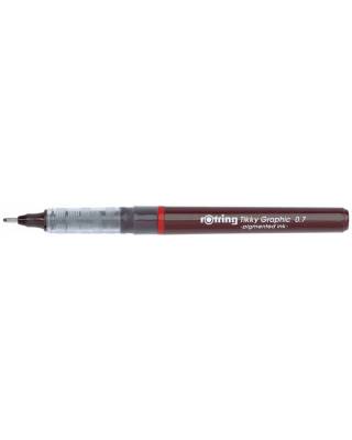 Ручка для черчения Rotring Tikky Graphic 1904757 0.7мм черн.:черные корпус бордовый