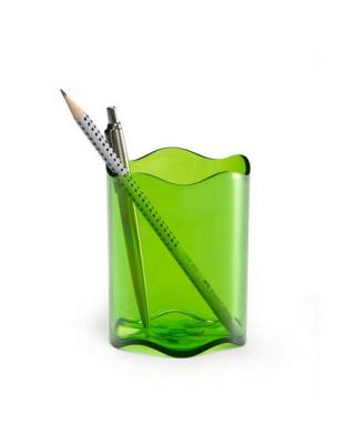 Подставка Durable 1701235017 Trend для пишущих принадлежностей прозрачный/зеленый пластик