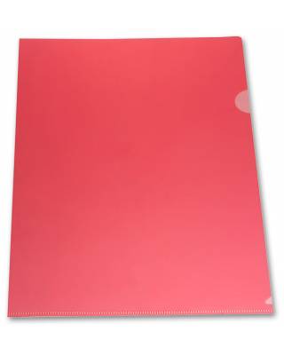Папка-уголок Бюрократ -E310/1RED A4 пластик 0.18мм красный