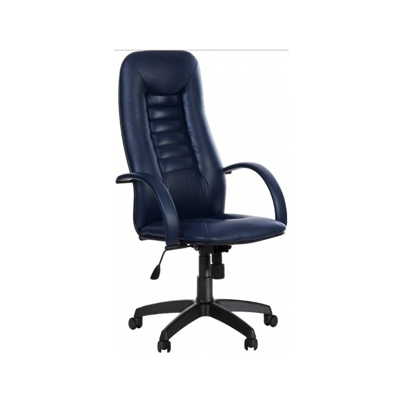 Кресло руководителя Пилот 2 (синяя экокожа) главное фото