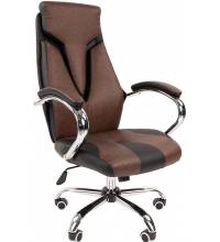 Офисное кресло Chairman 901 Россия экопремиум коричневый