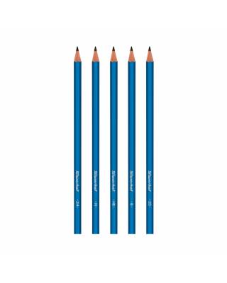 Набор карандашей чернографит. Silwerhof ZEICHNER 120620-00 2H-2B шестигран. корпус синий пакет с европодвесом (6шт)