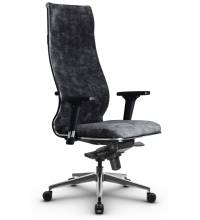 Кресло руководителя Metta L 1m 42/2D (темно-серый велюр)