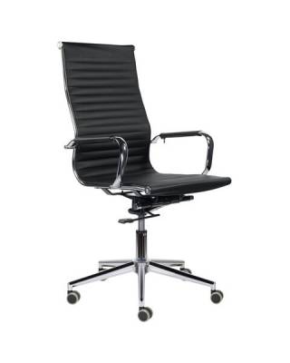 Кресло офисное  PREMIUM "Intense EX-531", экокожа, хром, черное, 532540