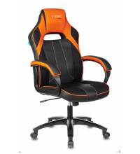 Кресло игровое Бюрократ VIKING 2 AERO ORANGE черный/оранжевый искусст.кожа/ткань