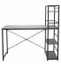 Стол на металлокаркасе BRABIX LOFT CD-005, 1200х520х1200 мм, 3 полки, цвет дуб антик, 641222. Фото товара с разных ракурсов.