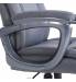 Кресло офисное  PREMIUM "Solid HD-005", нагрузка до 180 кг, ткань, серое. Фото товара с разных ракурсов.
