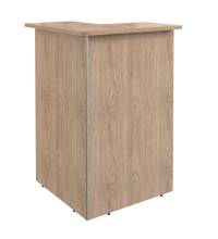Стойка рецепция угловая DMC 88(L) Дуб Девон 800х800х1200 