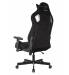 Кресло игровое Knight Outrider черный Light-20 с подголов. крестов. металл. Фото товара с разных ракурсов.