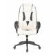 Кресло игровое Бюрократ VIKING-8N/WH-BLACK белый/черный искусственная кожа. Фото товара с разных ракурсов.