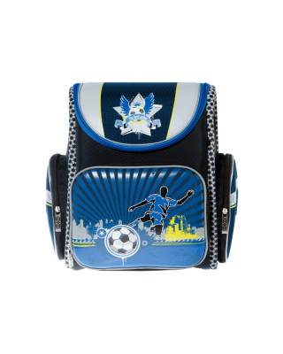 Ранец Silwerhof Sport черный/синий футбольный мяч